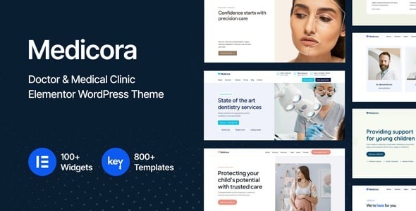Medicora – Doctor & Medical Clinic Elementor WordPress Theme 1.3