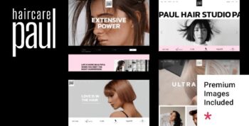 PaulHair – Hair Salon and Hairdresser WordPress Theme