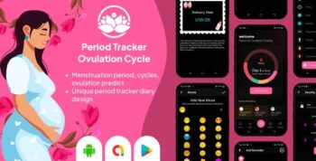 Period Tracker Ovulation Cycle – Menstrual Calendar – Pregnancy Pill Reminder