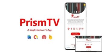 PrismTV – A Single Station TV App | ADMOB, ONESIGNAL, FIREBASE 1.2.0