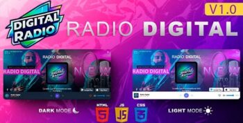 Radio Digital – Todo Reproductores HTML5 ShoutCast, Icecast 1.1