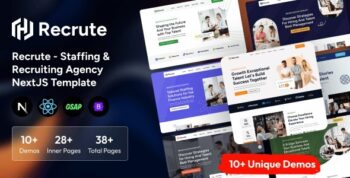 Recrute - Staffing & Recruiting Agency NextJS Template