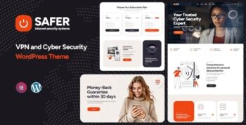 Safer – VPN, Cyber Security and CCTV WordPress Theme 1.0.1
