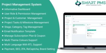 Smart PMS SaaS – Project Managment System 1.7