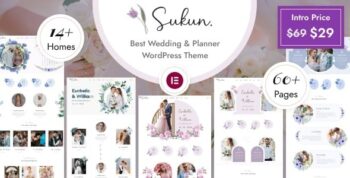 Sukun – Wedding & Wedding Planner WordPress Theme 1.0.1