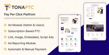 TonaPTC – Subscription Based Pay Per Click Platform 1.1