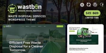 Wastbin – Waste Disposal & Recycling Services WordPress Theme 1.0.1