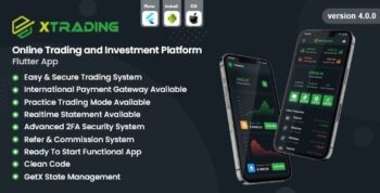 XTrading – Online Trading and Investment Platform Flutter App 4.0
