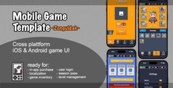 Zonguldak – Mobile Game UI Template 1.0.1
