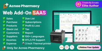 Acnoo Pharmacy – Web Add-on for pharmacy shop I Pharmacy store