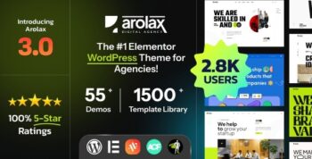 Arolax | Creative Digital Agency Theme 3.0