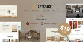 ArtSpace – Wall Art & Print Shop WordPress theme 1.0.8