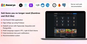 Bazaryo web - Sell & Buy, Gumtree & OLX like (full application)