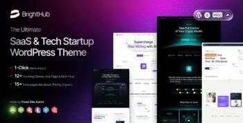 BrightHub – SaaS & Tech Startup WordPress Theme 1.0.6