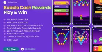 Bubble Cash Rewards – Play & Win Laravel Admin