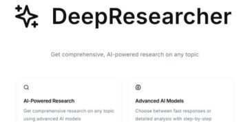 DeepResearcher – Perplexity AI inspired Full App Template, Web App, Web App, React, DeepSeek R1 & V3
