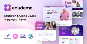 Edudeme – Education & Online Course WordPress Theme 2.0.5