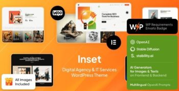 Inset – Digital Agency & IT Services WordPress Theme 1.18