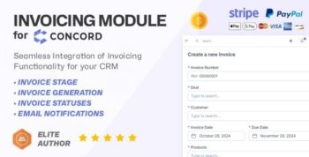 Invoicing Module for Concord CRM - Empower your Deals with Invoices