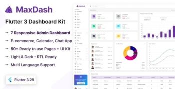MaxDash – Flutter Admin & Dashboard Kit