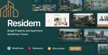 Residem – Single Property and Apartment WordPress Theme 1.0.1