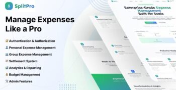SplitPro - Expense Management System with AI Expense Extractor