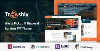 Trashly – Waste Pickup & Disposal Services WordPress Theme 1.5