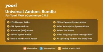 Universal Addon Bundle for YOORI eCommerce 1.1