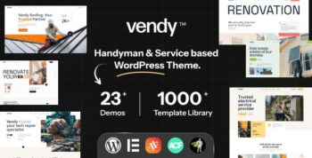 Vendy | Service Elementor Theme for Small Business 1.1