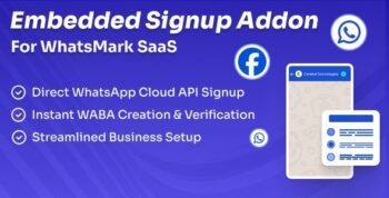 WhatsApp Embedded Signup Addon for WhatsMarkSaaS 1.1.0