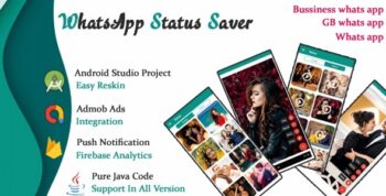 Whatsapp Status Downloader and Whatsapp Status Saver With Admob Ads |WA GB | WA | WA Business