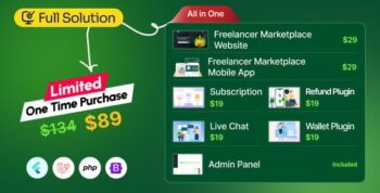 Workzone – Freelancer Marketplace for Service & Job Posting Laravel Script + Mobile App (Bundle) 2.0