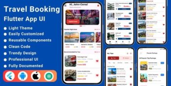AI-Powered Travel Booking Flutter App Template | Tour Booking | Travel App