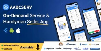 Aabcserv – Multivendor On-Demand Service & Handyman Marketplace Flutter Seller App 2.0