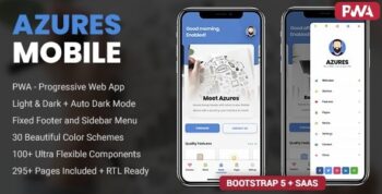 Azures Mobile Template & PWA 4.4.2