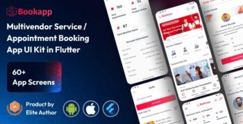 Bookapp - Multivendor Service / Appointment Booking Flutter UI Kit