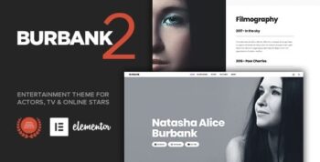 Burbank – Entertainment WordPress Theme for Actors & Stars 2.6