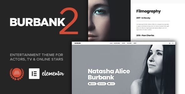 Burbank – Entertainment WordPress Theme for Actors & Stars 2.6