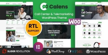 Calens – Call Center Services WordPress Theme 2.1.2