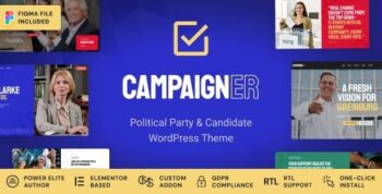Campaigner – Political Candidate & Election WordPress Theme 1.0.2