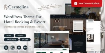 Carmelina – Hotel Booking WordPress Theme 1.1.8