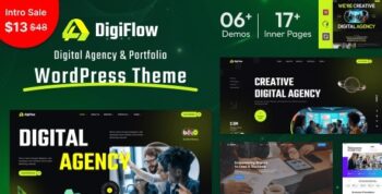 DigiFlow – Digital Agency WordPress Theme 1.5