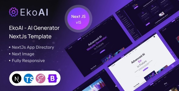 EkoAI - AI Generator NextJs Template