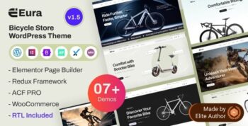 Eura – Bicycle & Bike Parts Shop Elementor WordPress Theme 1.5
