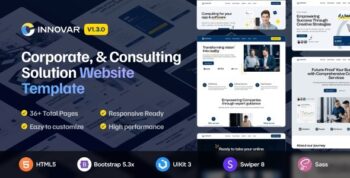 Innovar – A Corporate & Consulting Solution Site Template 1.3.0