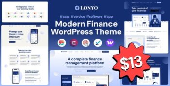 Lonyo – Software, SaaS & Startup WordPress Theme 1.0.1