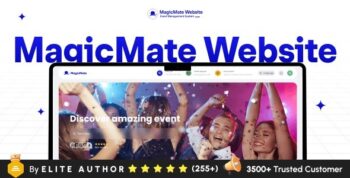 MagicMate – Multivendor Event Ticket Booking Management System Complete Website (Add-on)