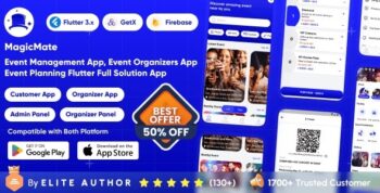 MagicMate – Multivendor Ticket Booking Management App | Event Ticket Booking App | Full Solution 1.4
