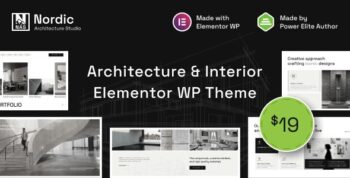 Nordic – Architecture & Interior Design WordPress Theme