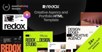 Redox – Creative Agency Portfolio HTML Template